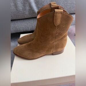 Sezane Billie Boots - Taupe